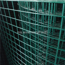Gelap hijau PVC bersalut Wire Mesh dilapisi